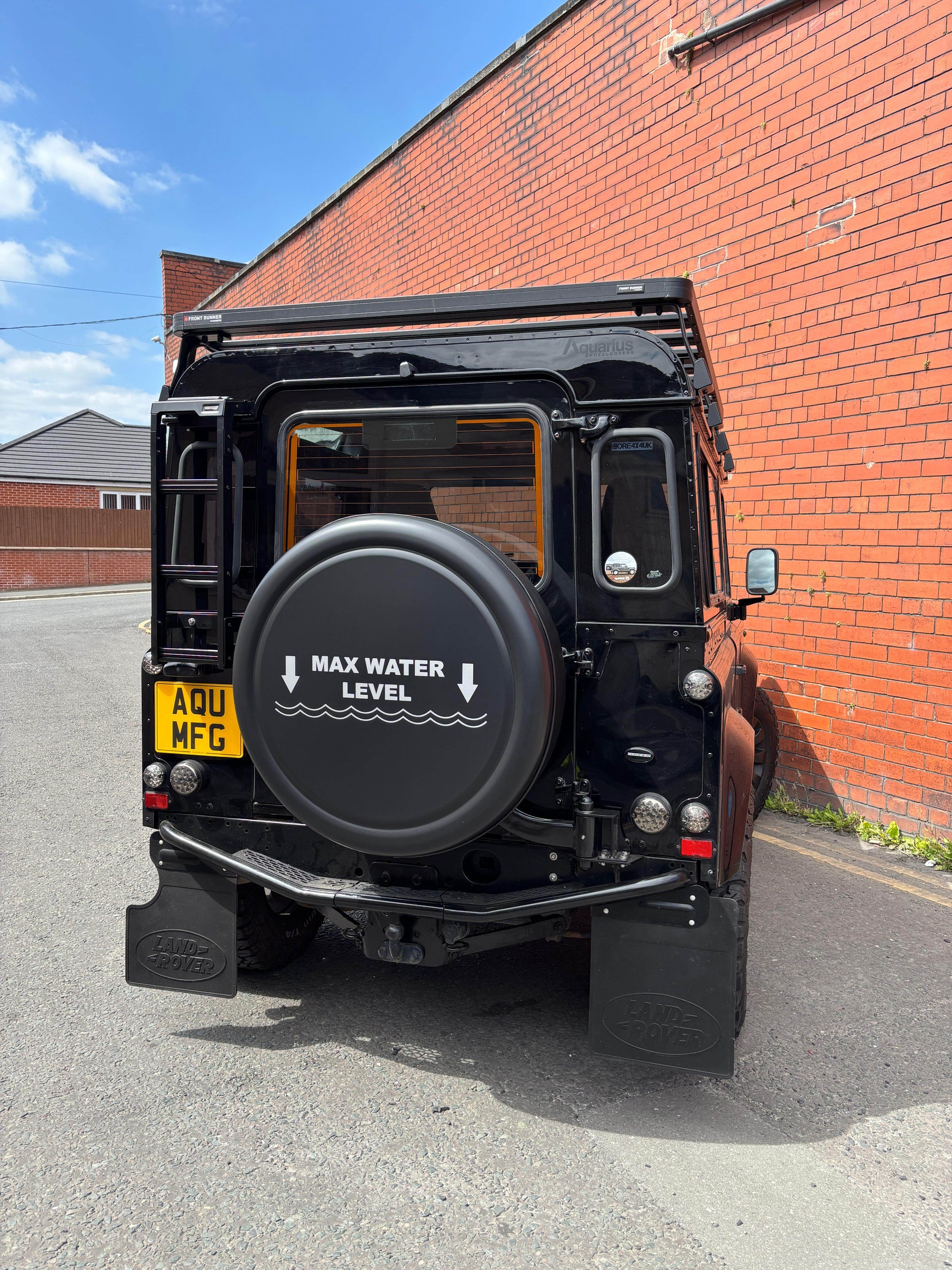 B Mould Spare Wheel cover - Matt - Water - Aquarius Manufacturing