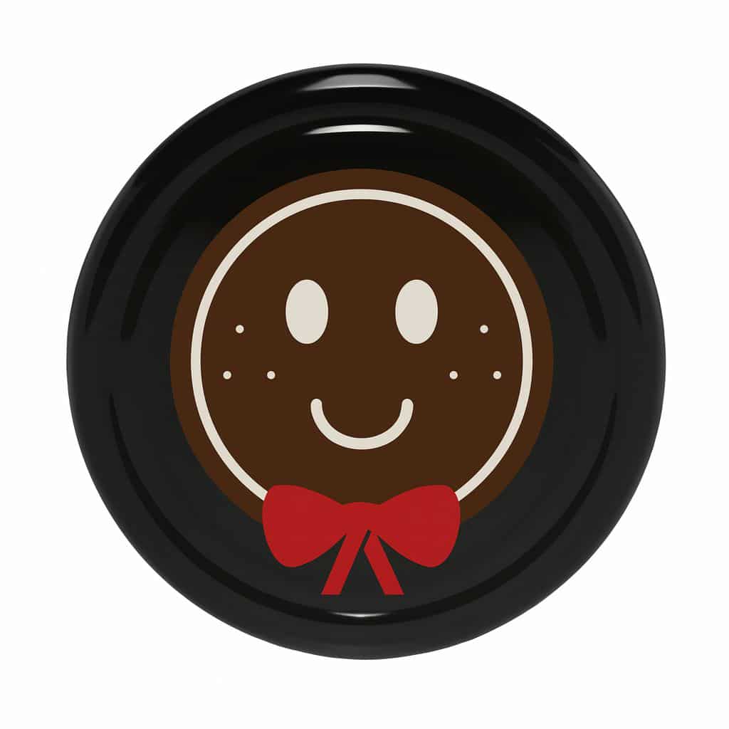 B Mould - Semi Rigid Spare Gingerbread Man Wheel Cover - Gloss or Matt Finish
