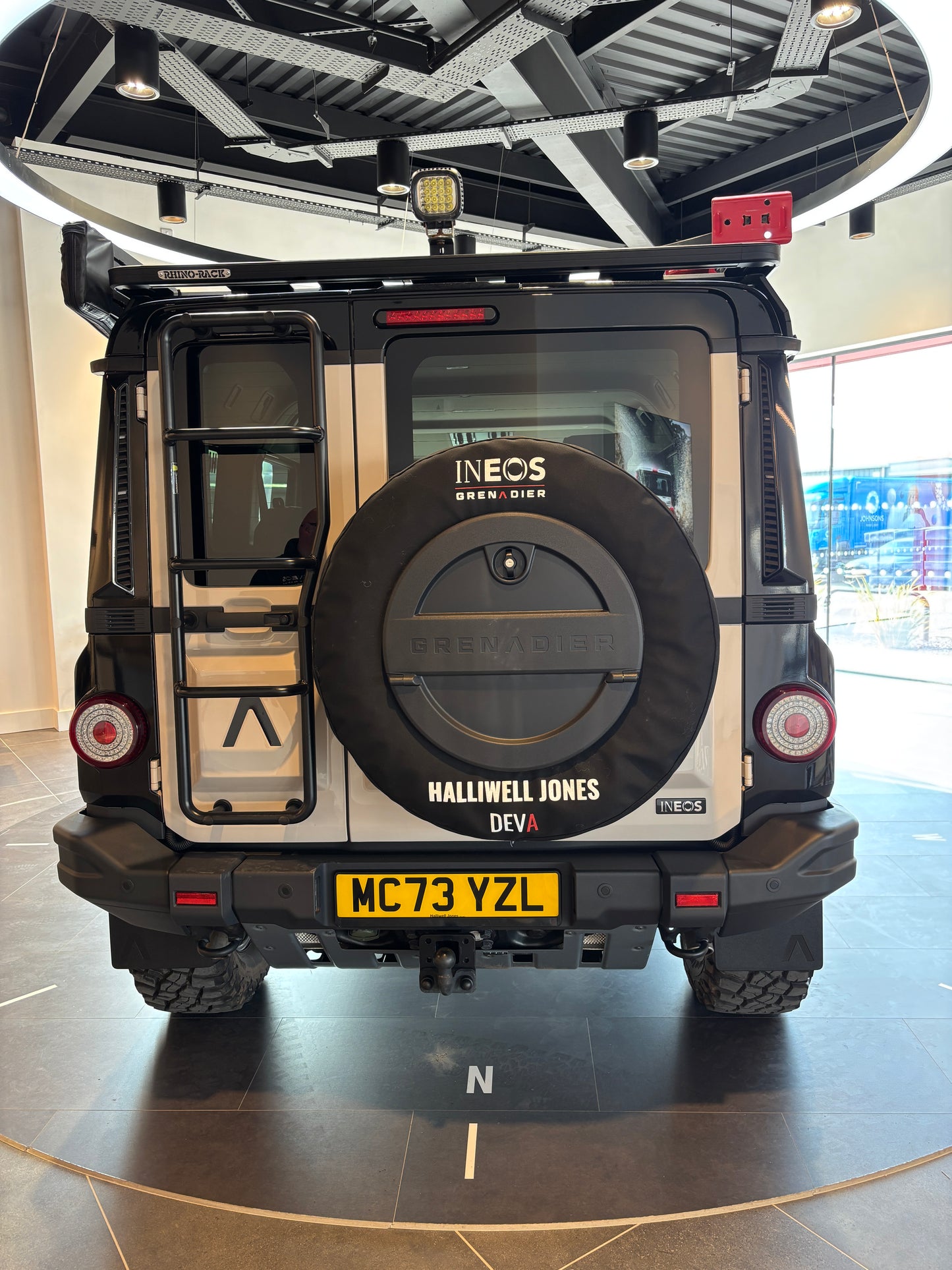 Ineos Grenadier Lock Box Canvas Spare Wheel Cover