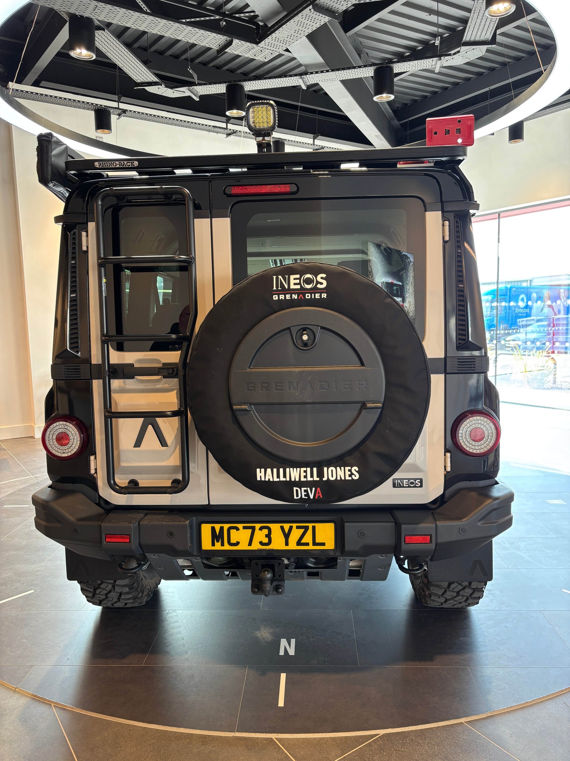 Ineos Grenadier Lock Box Canvas Spare Wheel Cover - Aquarius Manufacturing