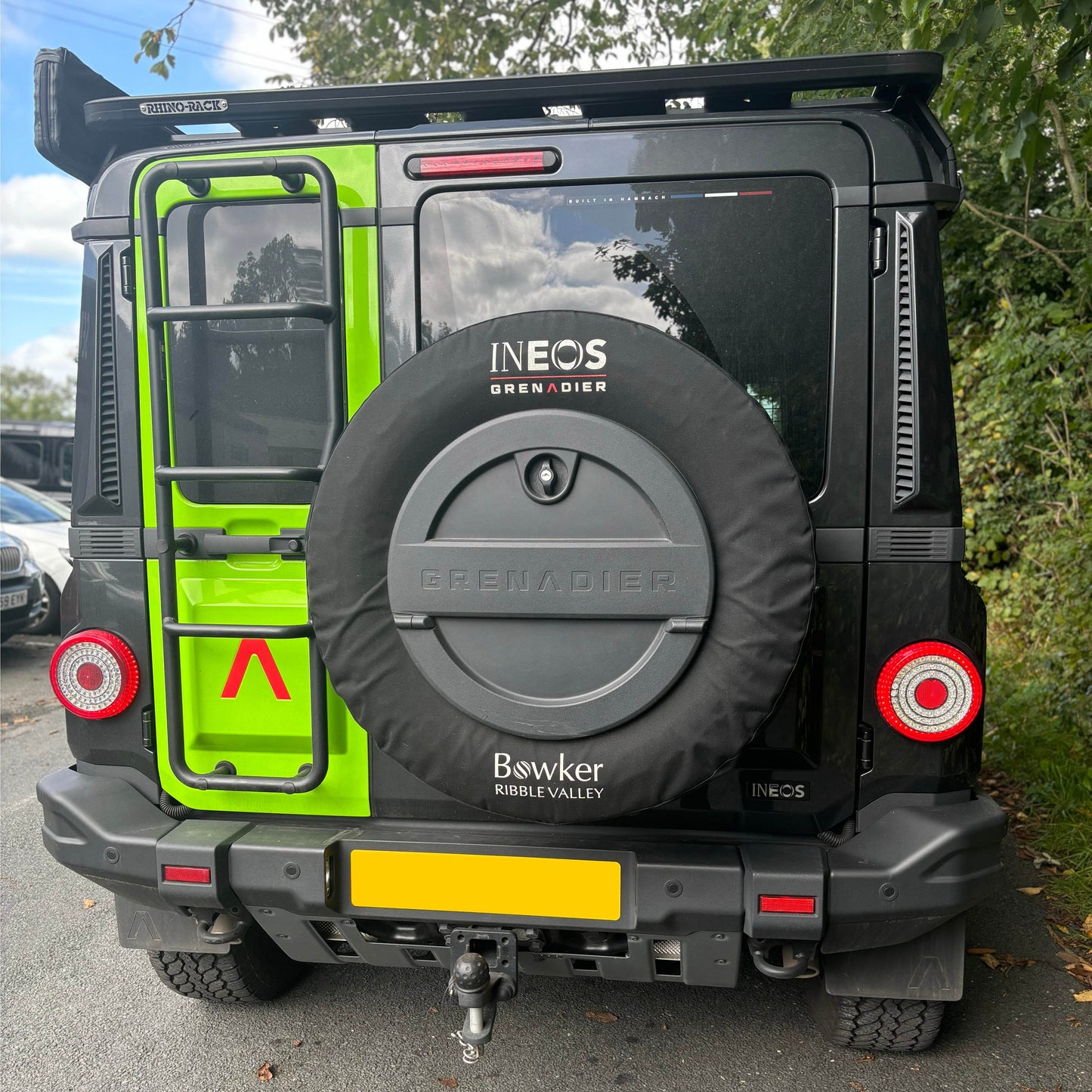 Ineos Grenadier Lock Box Canvas Spare Wheel Cover - Aquarius Manufacturing