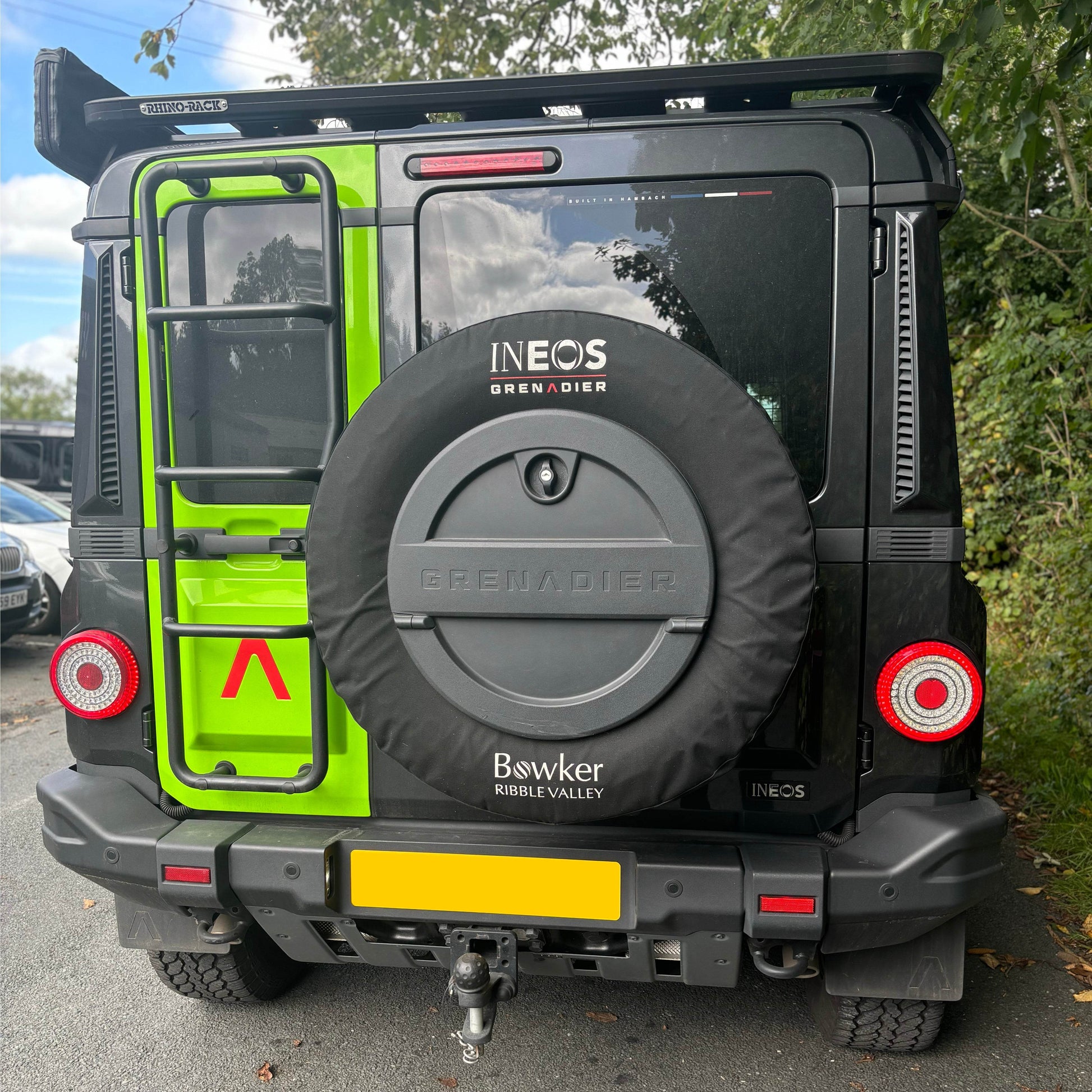 Ineos Grenadier Lock Box Canvas Spare Wheel Cover - Aquarius Manufacturing