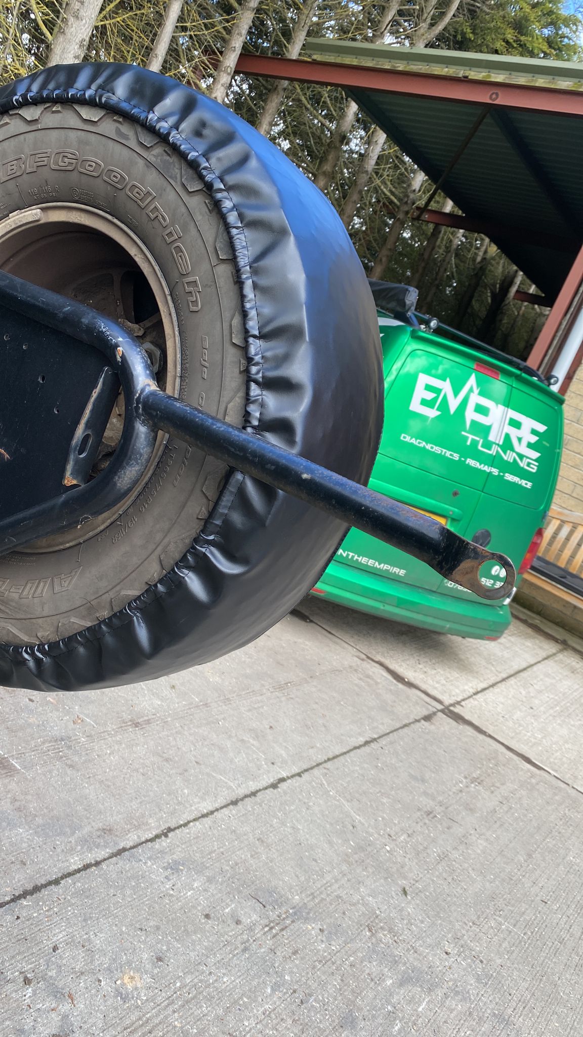 Soft Vinyl Spare Wheel Cover