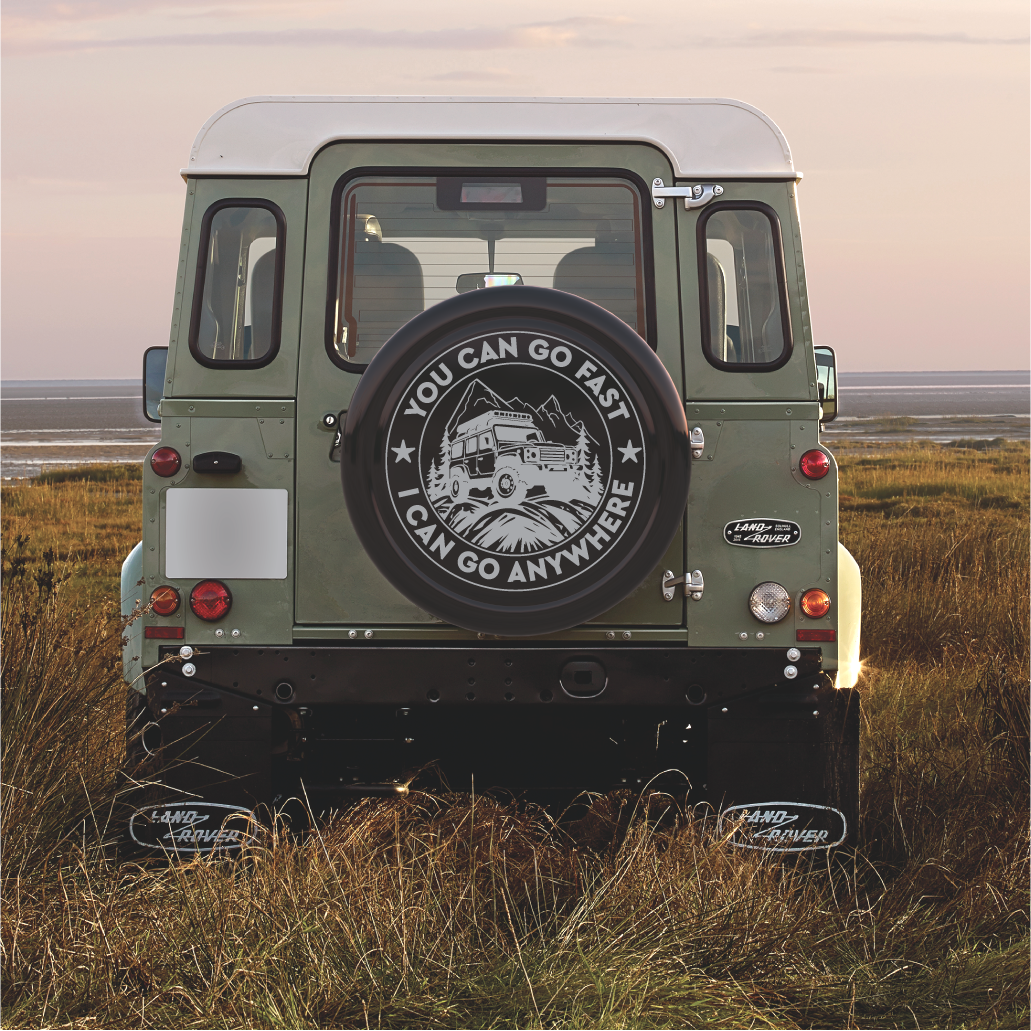 Classic Style Spare Wheel Cover  - YOU CAN GO FAST