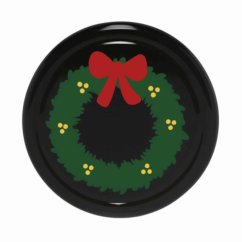 B Mould - Semi Rigid Spare Christmas Wreath Wheel Cover - Gloss or Matt Finish