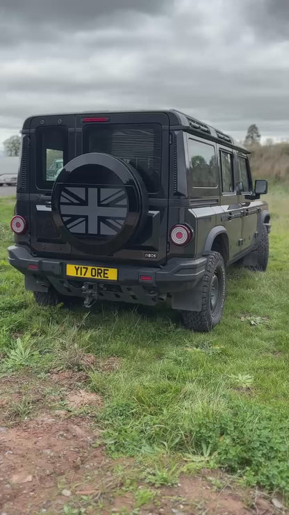 C Mould - Semi Rigid Spare Wheel Cover - Union Jack